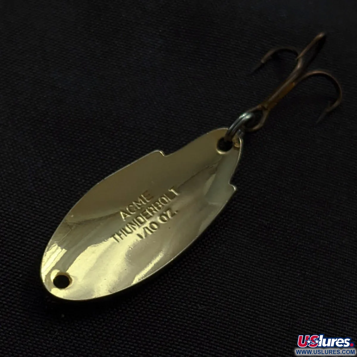 Vintage Acme Thunderbolt, 1/8oz Fire tiger fishing spoon #23224