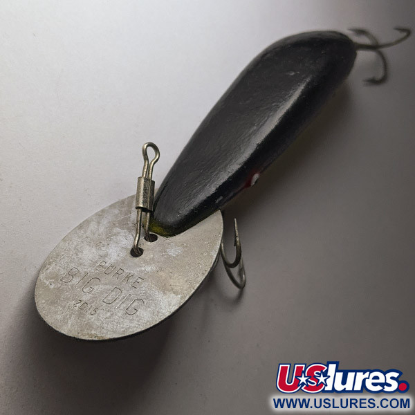 Vintage  Burke Flexo-Products  Burke Little Big Dig, 1/2oz  fishing lure #23226