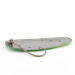 Vintage   Holey Angel FL-3000 UV, 1/4oz nickel/green UV fishing spoon #23228