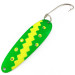 Vintage   Holey Angel FL-3000 UV, 1/4oz nickel/green UV fishing spoon #23228