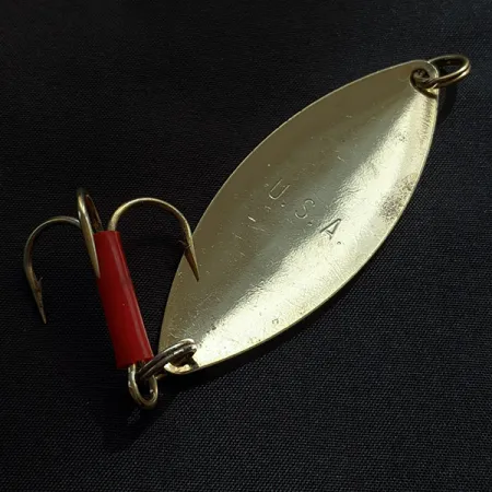 Vintage Mepps Spoon 3, 1/2oz gold fishing spoon #23249