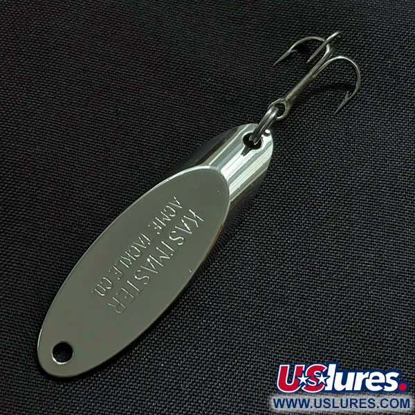 Vintage  Acme  Kastmaster, 1/4oz nickel fishing spoon #23252