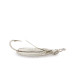 Vintage   Johnson Silver Minnow, 3/64oz silver fishing spoon #23259