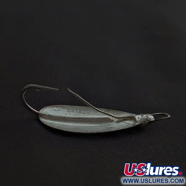 Vintage   Johnson Silver Minnow, 3/64oz silver fishing spoon #23259