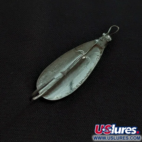 Vintage   Johnson Silver Minnow, 3/64oz silver fishing spoon #23259