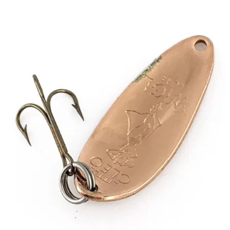 Vintage Seneca Little Cleo (Hula Girl) , 1/3oz copper fishing spoon #23261