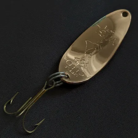 Vintage Seneca Little Cleo (Hula Girl) , 1/3oz copper fishing spoon #23261