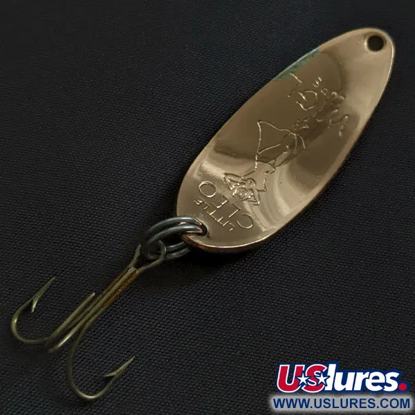 Vintage  Seneca Little Cleo (Hula Girl) , 1/3oz copper fishing spoon #23261