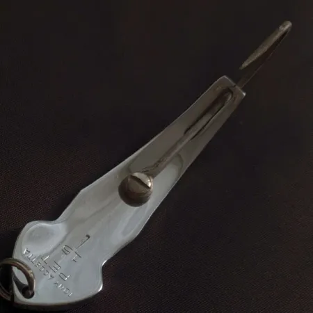 Vintage Tony Accetta Tony Acetta Pet Spoon 15, 1oz nickel fishing spoon #23265