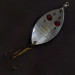 Vintage  Hofschneider Red Eye junior, 1/4oz nickel/red eyes fishing spoon #23266