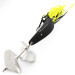 Vintage   Strike King Timber King Weedless Spoon Buzz, 1/2oz black/yellow fishing spoon #23269