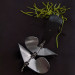Vintage   Strike King Timber King Weedless Spoon Buzz, 1/2oz black/yellow fishing spoon #23269