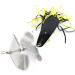 Vintage   Strike King Timber King Weedless Spoon Buzz, 1/2oz black/yellow fishing spoon #23269
