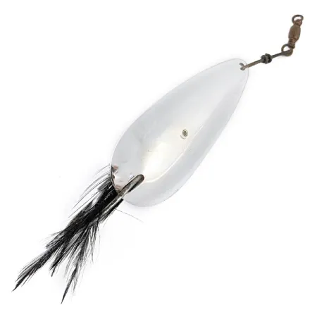 Vintage Tony Accetta Weed Doger, 3/4oz nickel fishing spoon #23270