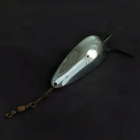 Vintage Tony Accetta Weed Doger, 3/4oz nickel fishing spoon #23270