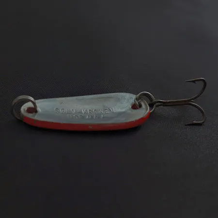 Vintage Sølvkroken  Nordic, 1/4oz hot pink/silver UV fishing spoon #23271