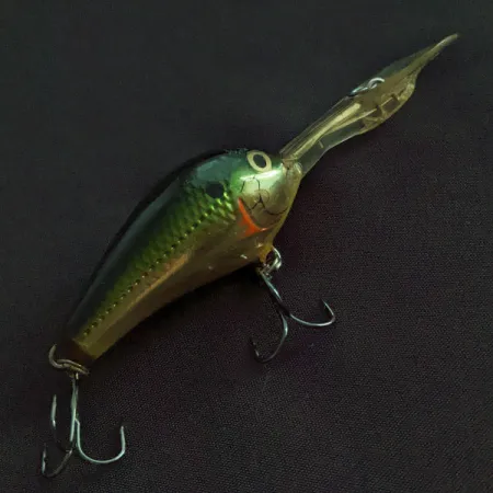 Vintage Rapala Down Deep Rattlin Fat Rap  05, 2/5oz fishing lure #23279