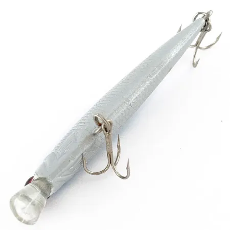 Vintage Bass Pro Shops XPS Lazer Eye Minnow, 3/32oz silver/blue fishing lure #23281