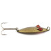 Vintage   Herter's Glass Eye Spoon, 3/4oz brass fishing spoon #23287