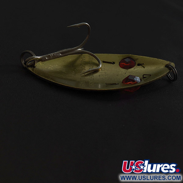 Vintage   Herter's Glass Eye Spoon, 3/4oz brass fishing spoon #23287