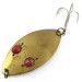 Vintage   Herter's Glass Eye Spoon, 3/4oz brass fishing spoon #23287
