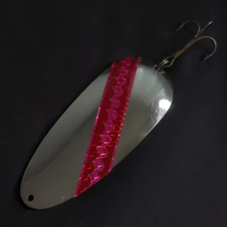 Vintage Eppinger Dardevle Huskie Junior 700 series, 2oz nickel/red fishing spoon #23288