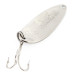 Vintage  Seneca Little Cleo (Hula Girl) , 1/3oz nickel/white pearl fishing spoon #23293