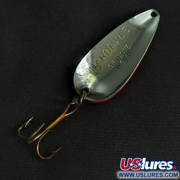 Vintage  Eppinger Dardevle Spinnie, 1/3oz Red Devle fishing spoon #23295