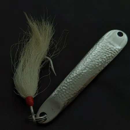 Vintage Hopkins No=Eql 4 H, 3oz nickel fishing spoon #23296