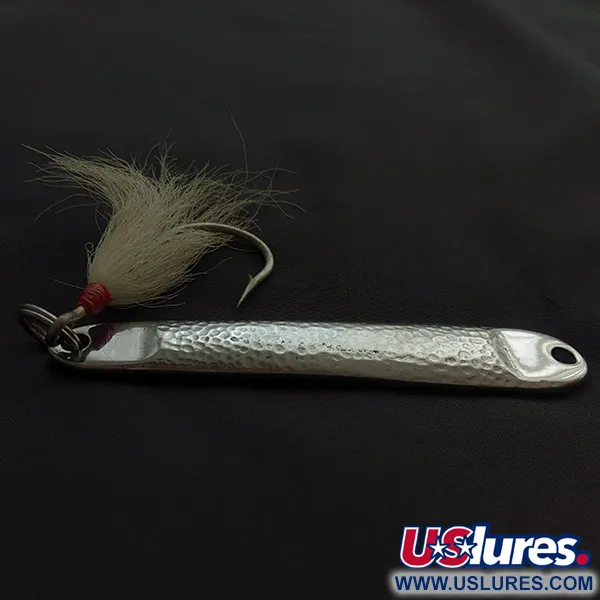 Vintage   Hopkins No=Eql 4 H, 3oz nickel fishing spoon #23297