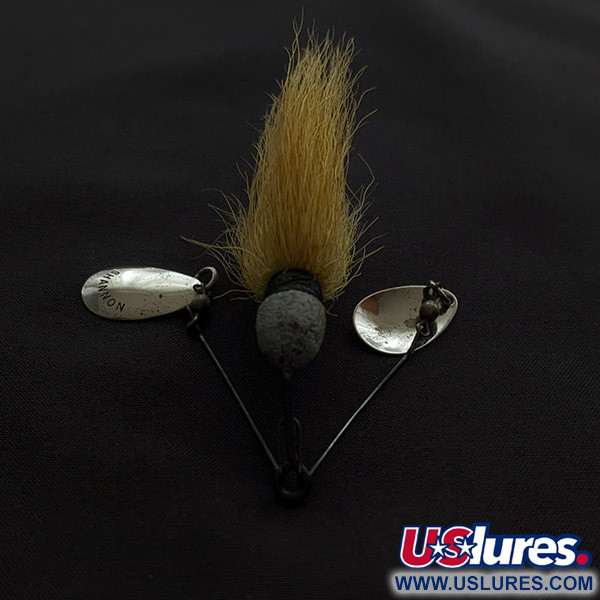 Vintage  Jamison Shannon Twin Spinner , 2/5oz nickel spinning lure #23298