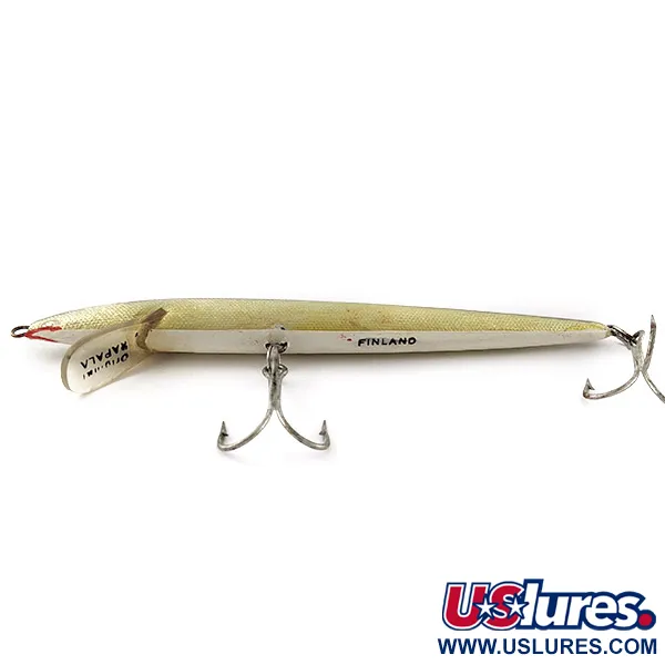 Vintage   Rapala Original Floater F16 (Finland) (1960s), 1/2oz S (Silver) fishing lure #23299