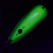 Vintage  Red Eye Lures Red Eye Evil Eye, 3/16oz yellow/green UV fishing spoon #23300