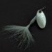 Vintage  Yakima Bait Worden's Original Rooster Tail , 1/16oz nickel spinning lure #23301