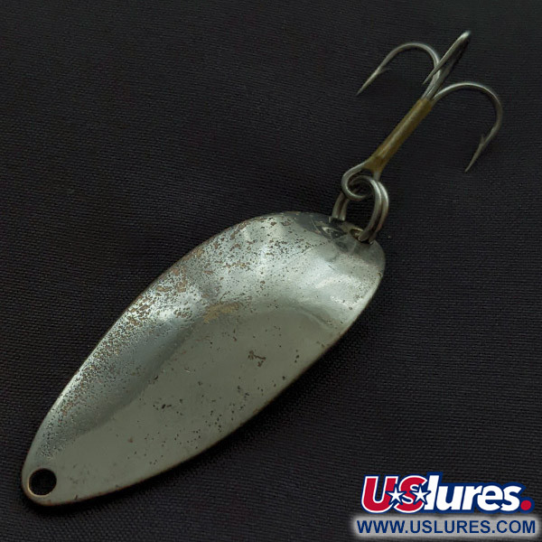 Vintage  Seneca Little Cleo (Hula Girl), 1/2oz nickel fishing spoon #23304