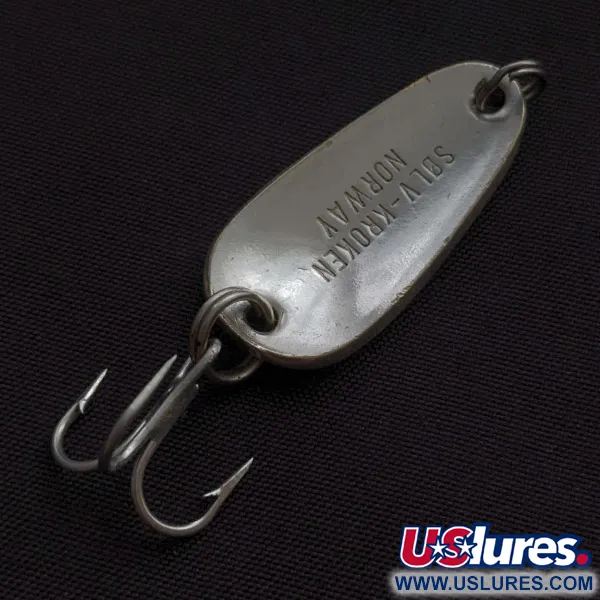 Vintage   Sølvkroken Nordic, 1/4oz silver fishing spoon #23308