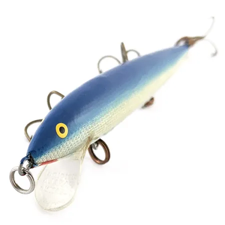 Vintage Rapala Original Floater F11 (Finland), 3/16oz SB (silver/blue) fishing lure #23316