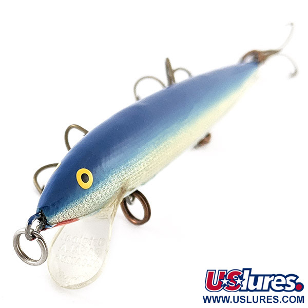 Vintage   Rapala Original Floater F11 (Finland), 3/16oz SB (silver/blue) fishing lure #23316