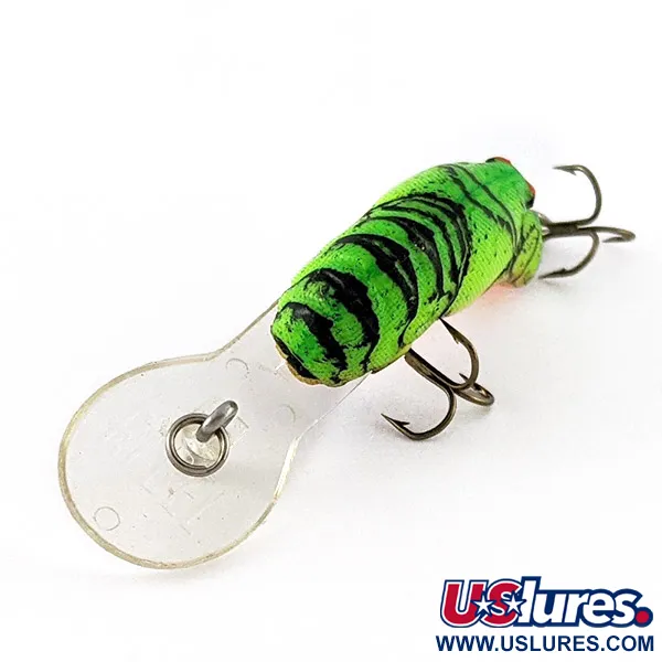 Vintage   Rebel Wee-Crawfish, 3/32oz Fire tiger fishing lure #23318