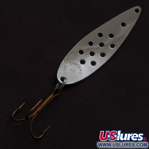 Vintage   Chruscz Spoonfish, 1/4oz nickel fishing spoon #23319