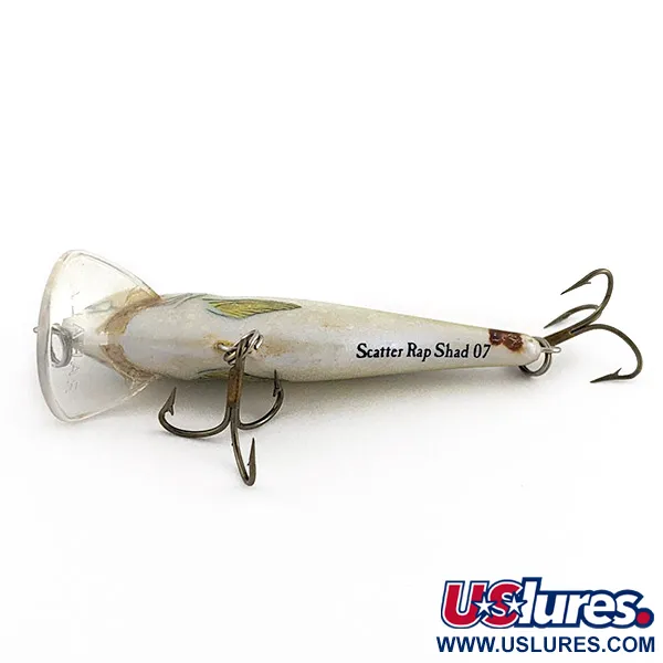 Vintage   Rapala Scatter Rap Shad 07, 1/4oz  fishing lure #23321