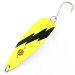 Vintage  Red Eye Lures Red Eye Evil Eye, 1/3oz yellow/black fishing spoon #23322