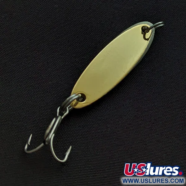 Vintage  Acme  Kastmaster, 1/8oz brown trout fishing spoon #23324