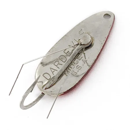 Vintage Eppinger Weedless Dardevle Midget, 3/16oz Red Devle fishing spoon #23326