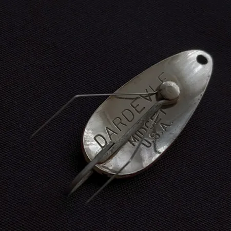 Vintage Eppinger Weedless Dardevle Midget, 3/16oz Red Devle fishing spoon #23326