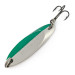 Vintage  Acme  Kastmaster, 1/4oz nickel/green fishing spoon #23327