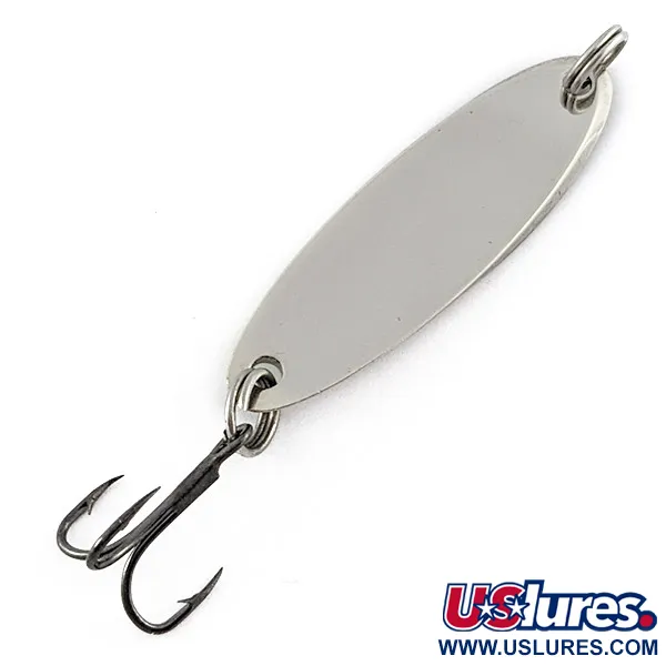 Vintage  Acme  Kastmaster, 1/4oz nickel/green fishing spoon #23328