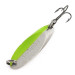 Vintage  Acme  Kastmaster, 1/4oz nickel/green fishing spoon #23328