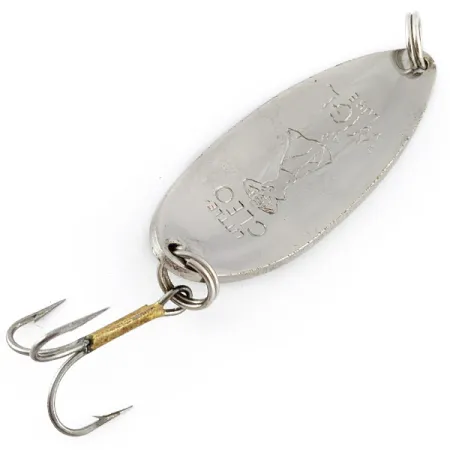 Vintage Seneca Little Cleo (Hula Girl), 1/2oz nickel/green fishing spoon #23335