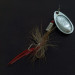 Vintage   Eagle Claw Spinner 3, 1/4oz silver spinning lure #23337